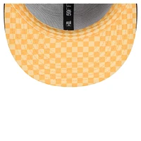 Men's New Era Brown San Diego Padres Checkered Undervisor 59FIFTY Fitted Hat
