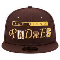Men's New Era Brown San Diego Padres Ransom 59FIFTY Fitted Hat