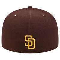 Men's New Era Brown San Diego Padres Ransom 59FIFTY Fitted Hat