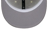 Men's New Era Cream San Diego Padres Cooperstown Collection Chrome 59FIFTY Fitted Hat
