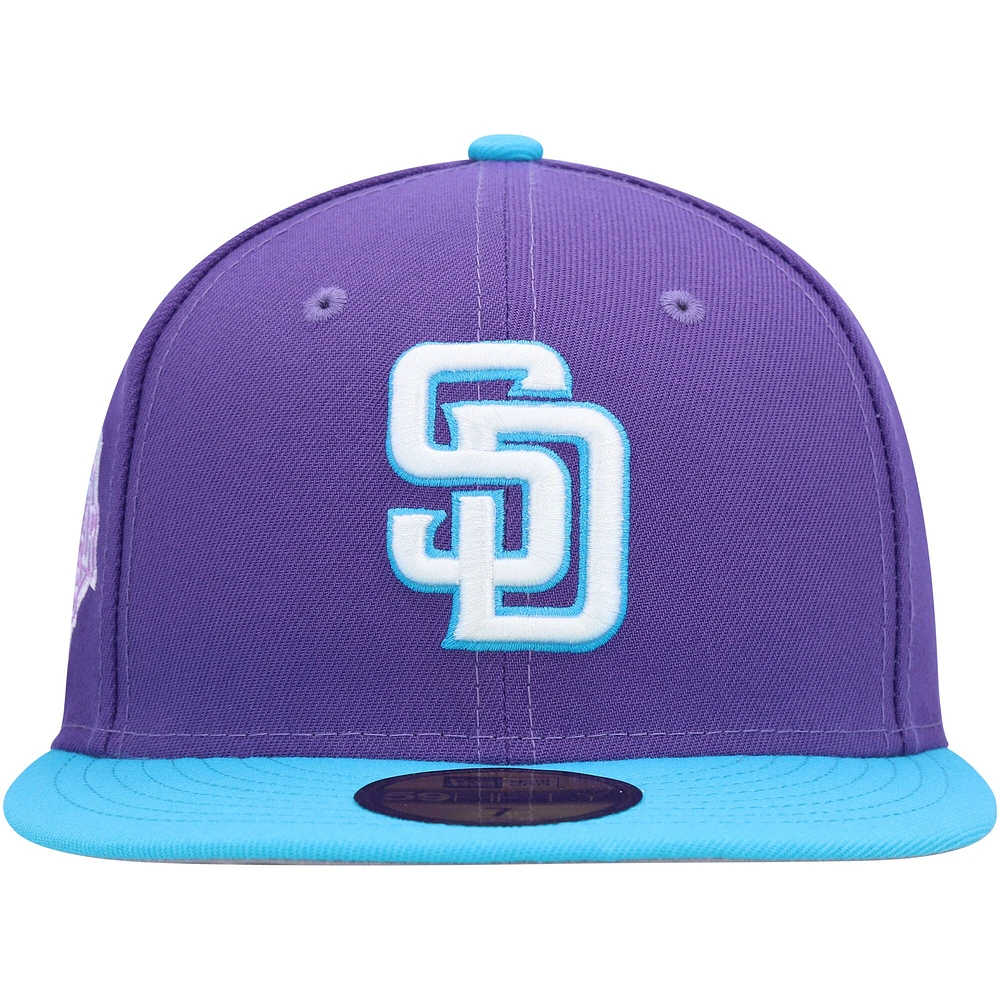 Men's New Era Purple San Diego Padres Vice 59FIFTY Fitted Hat