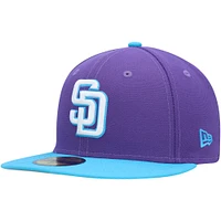 Men's New Era Purple San Diego Padres Vice 59FIFTY Fitted Hat