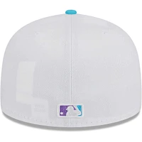 Men's New Era White San Diego Padres  Vice 59FIFTY Fitted Hat
