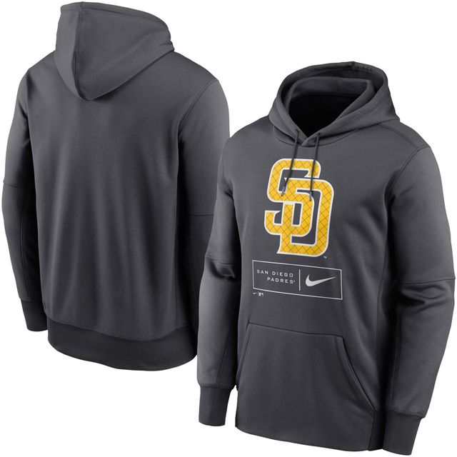FBC PADRES ANTHR SP22 HOMME MOTIF LOGO THERMA FLEECE PO HOOD JACMENPLV
