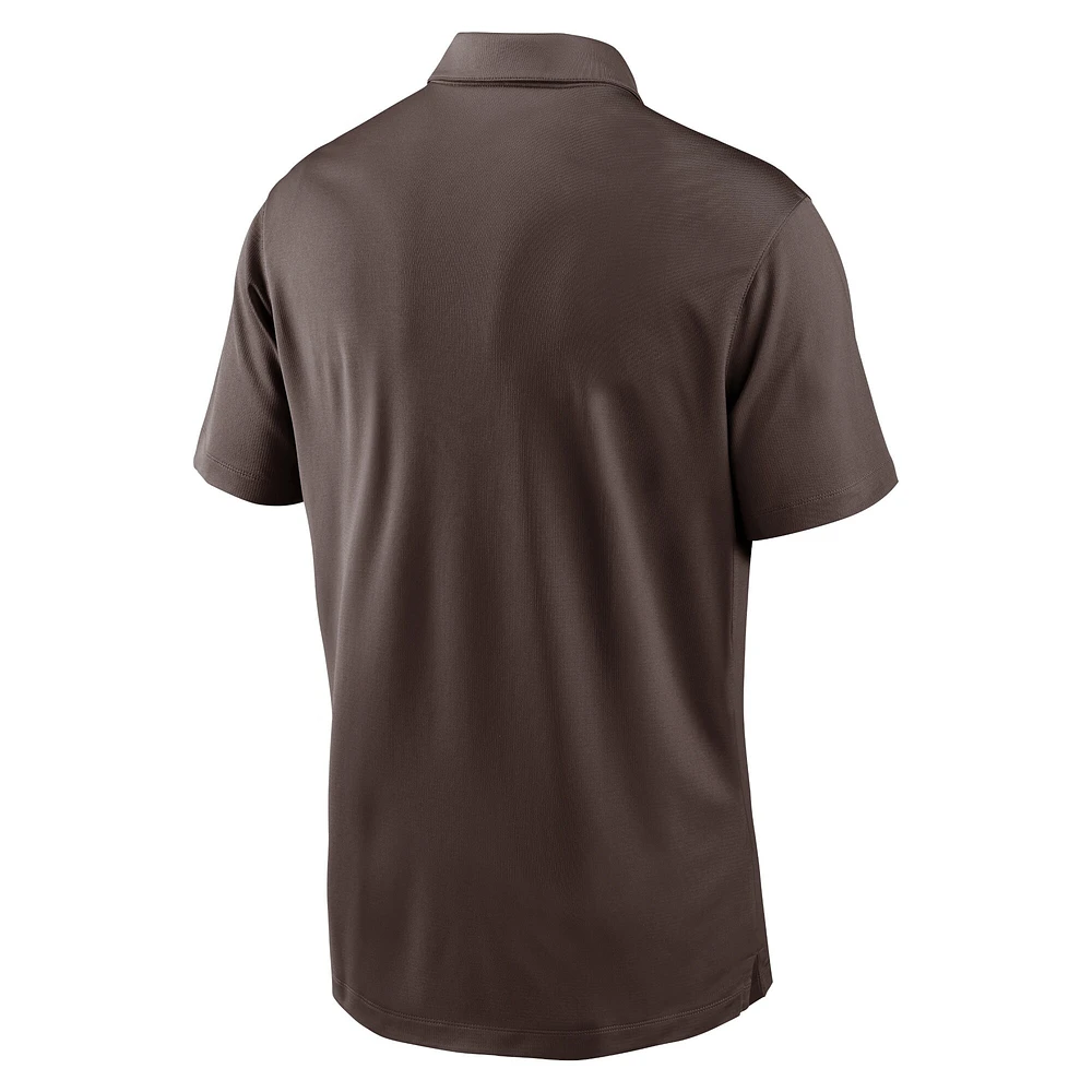 Men's Nike Brown San Diego Padres Diamond Icon Franchise Performance Polo