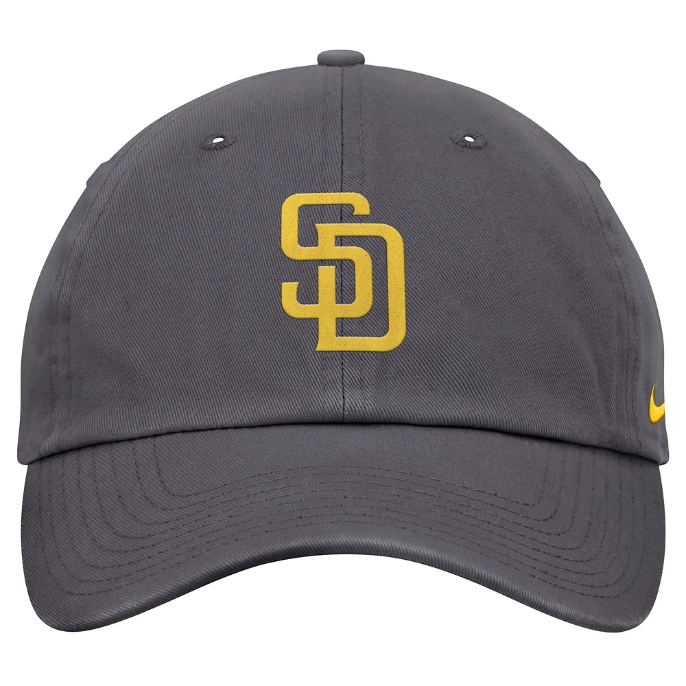 Men's Nike Gray San Diego Padres Club Adjustable Hat