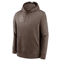 Men's Nike Light Brown San Diego Padres Statement Pullover Hoodie