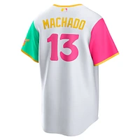 Men's Nike Manny Machado White San Diego Padres City Connect Replica Player Jersey