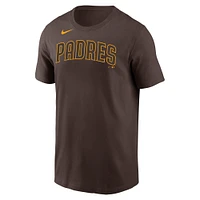 T-shirt avec nom et numéro des San Diego Padres Nike Xander Bogaerts pour homme, marron