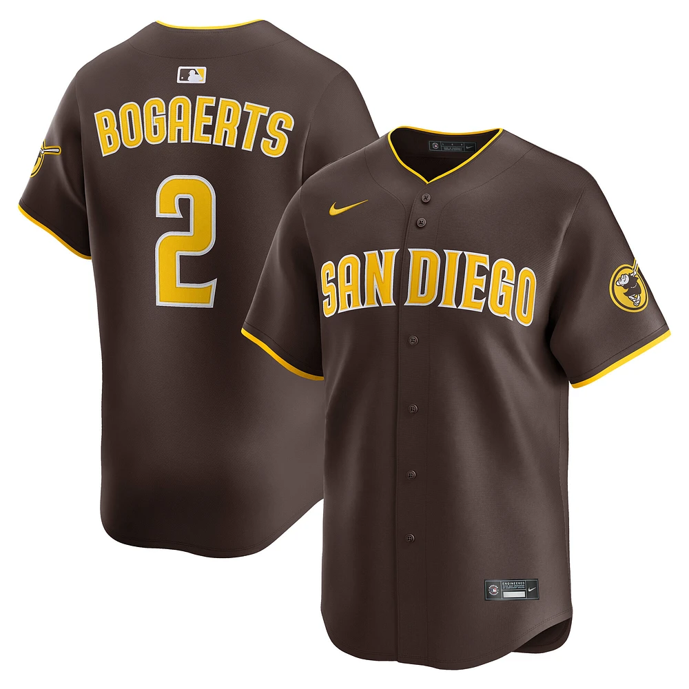 Men's Nike Xander Bogaerts Brown San Diego Padres Road Limited Player Jersey