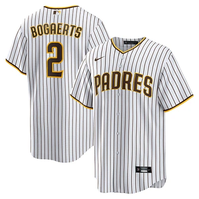 Homme Nike Xander Bogaerts Blanc/Marron San Diego Padres - Réplique officielle du maillot de joueur à domicile