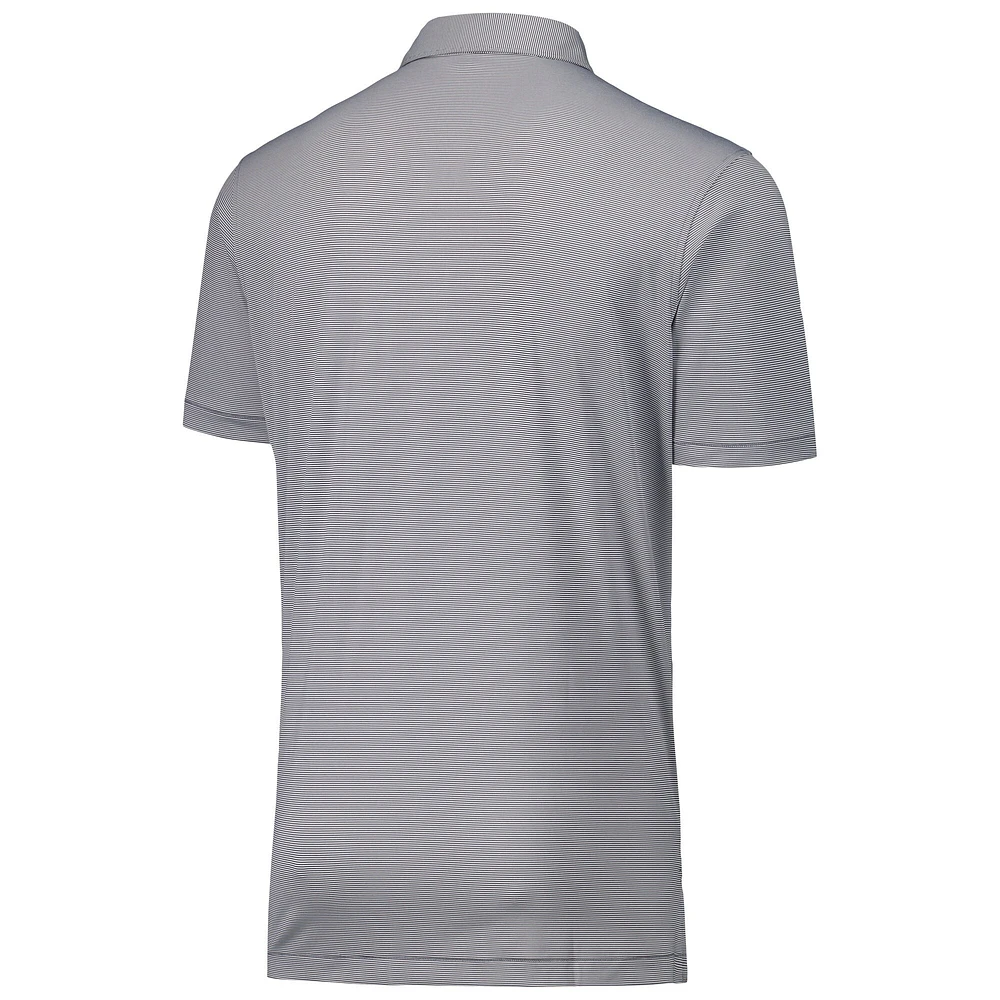 Men's Peter Millar Black San Diego Padres Jubilee Stripe Stretch Jersey Polo