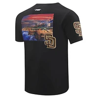 Men's Pro Standard Black San Diego Padres Cityscape T-Shirt