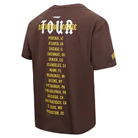 Men's Pro Standard Brown San Diego Padres Oversized City Tour T-Shirt