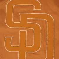 Men's Pro Standard Brown San Diego Padres Paint The City Twill Full-Zip Jacket
