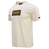 Men's Pro Standard Cream San Diego Padres Club Member Badge T-Shirt