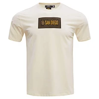 Men's Pro Standard Cream San Diego Padres Club Member Badge T-Shirt