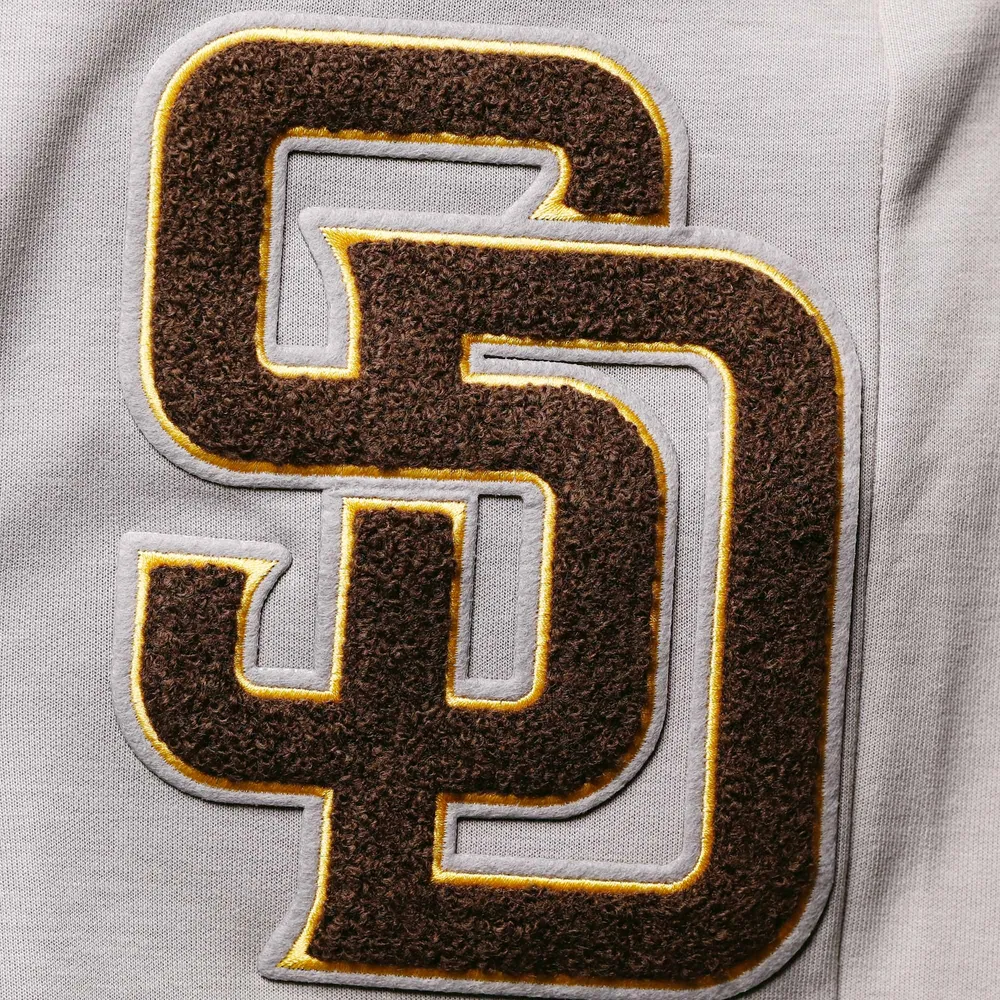 Men's Pro Standard Gray San Diego Padres Logo Jogger Pants