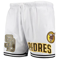 Men's Pro Standard White San Diego Padres Logo Mesh Shorts