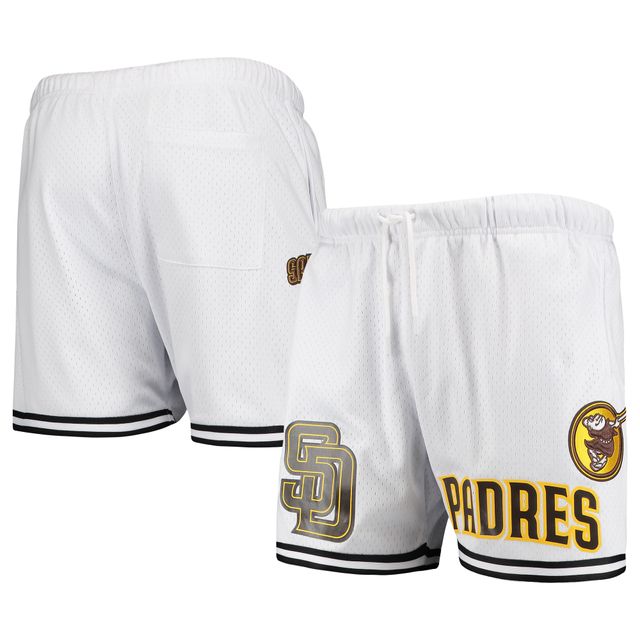 Short en maille avec logo San Diego Padres Pro Standard pour homme, blanc