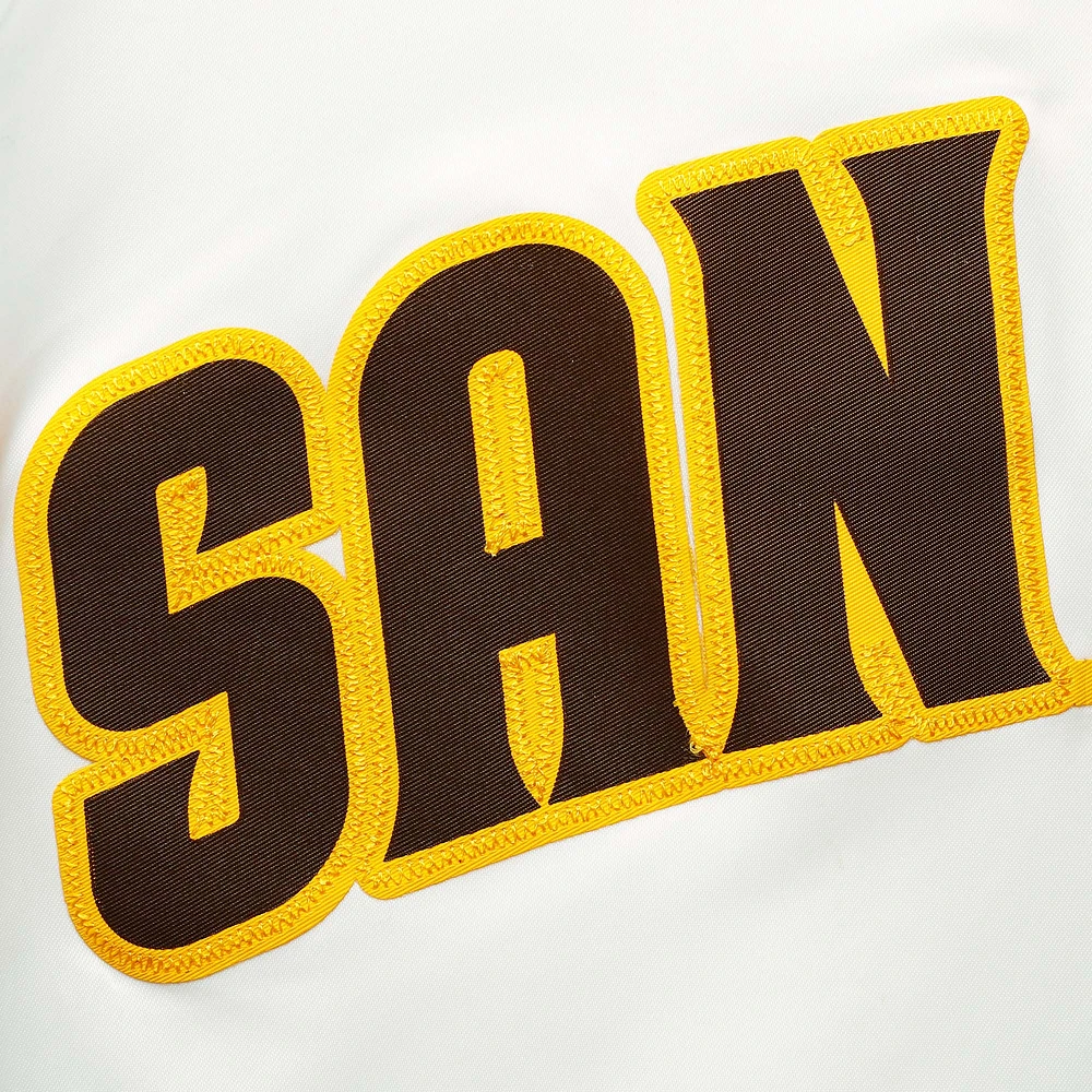 Veste Pro Standard San Diego Padres Wordmark Satin Full-Snap pour homme, blanc