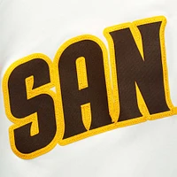 Veste Pro Standard San Diego Padres Wordmark Satin Full-Snap pour homme, blanc