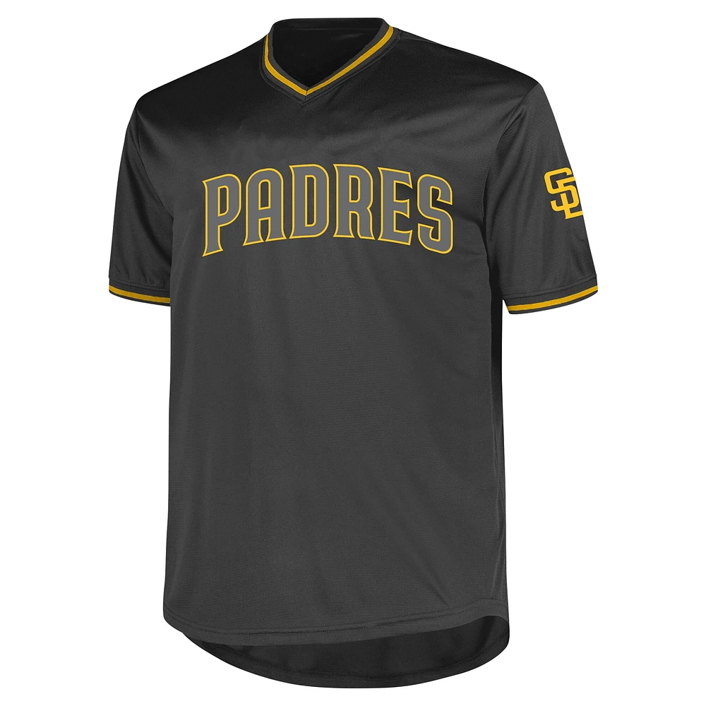 Men's Profile Charcoal San Diego Padres Big & Tall Pop Fashion Jersey