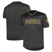 Men's Profile Charcoal San Diego Padres Big & Tall Pop Fashion Jersey