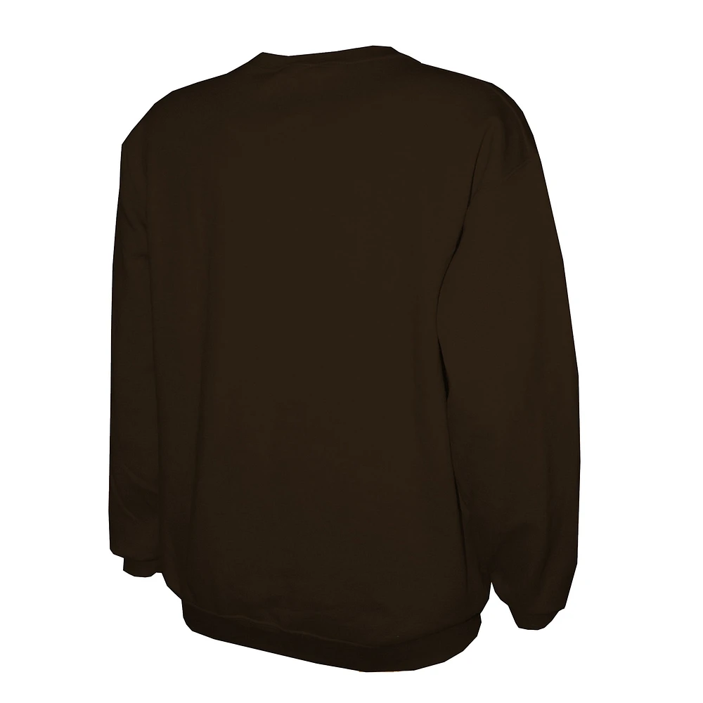 Men's Stitches Brown San Diego Padres Lightweight Crew Sweatshirt
