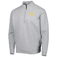 Men's Vineyard Vines Gray San Diego Padres Shep Shirt Quarter-Zip Sweatshirt