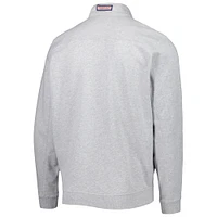 Men's Vineyard Vines Gray San Diego Padres Shep Shirt Quarter-Zip Sweatshirt