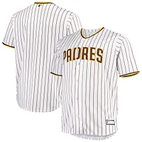 Men's White/Brown San Diego Padres Big & Tall Home Replica Team Jersey