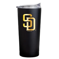 San Diego Padres Black Foil 20oz. Powder Coat Tumbler