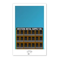 San Diego Padres Petco Park 11'' x 17'' Minimalist Stadium Poster Art Print