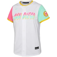 Maillot Nike blanc San Diego Padres City Connect Replica Team pour tout-petit