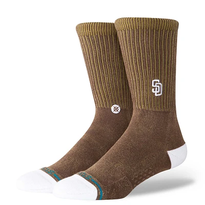 Chaussettes unisexes marron Stance San Diego Padres