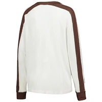 Women's '47 White San Diego Padres Premier Caribou Long Sleeve T-Shirt