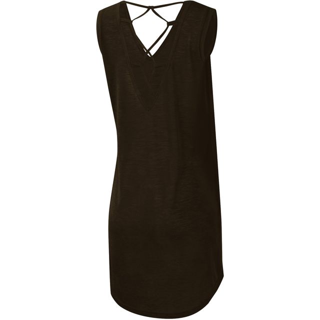 Femme G-III 4Her by Carl Banks Brown San Diego Padres Game Time Slub Beach V-Neck - Robe cache-maillot