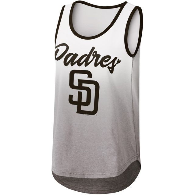 Débardeur G-III 4Her by Carl Banks pour femme avec logo des San Diego Padres blanc