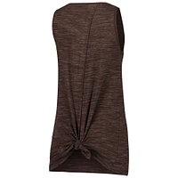 Women's New Era Brown San Diego Padres Space-Dye Active Tank Top