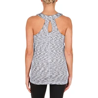 Women's New Era Brown San Diego Padres Space Dye Keyhole Back Tank Top