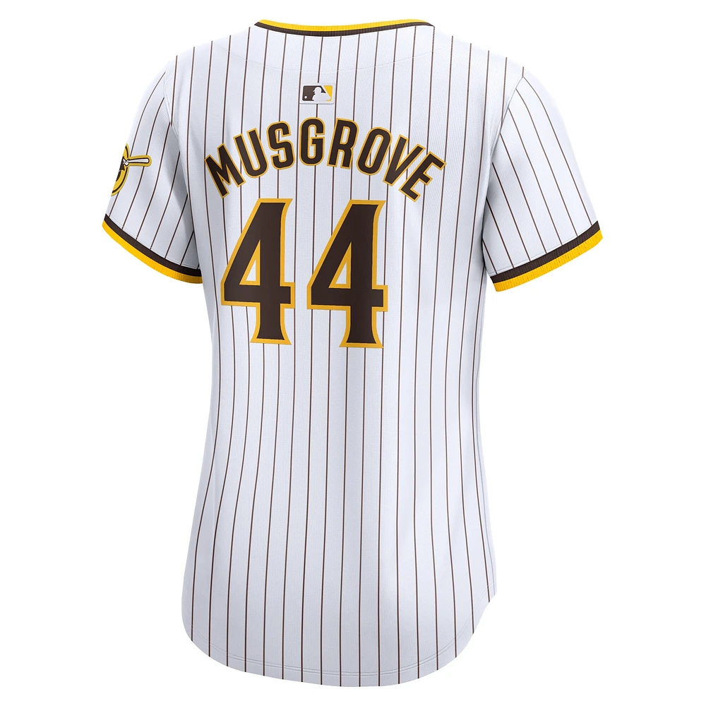 Women's Nike Joe Musgrove White San Diego Padres Home Limited Player Jersey