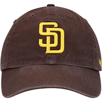 Youth '47 Brown San Diego Padres Team Logo Clean Up Adjustable Hat