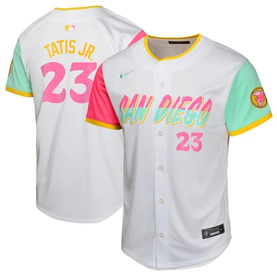 Maillot de joueur Nike Fernando Tatis Jr. San Diego Padres City Connect Limited blanc pour jeune
