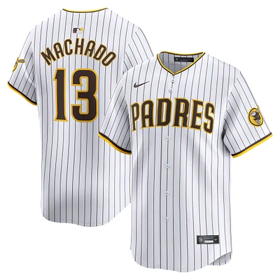 Maillot de joueur Nike Manny Machado blanc San Diego Padres Home Limited pour jeune