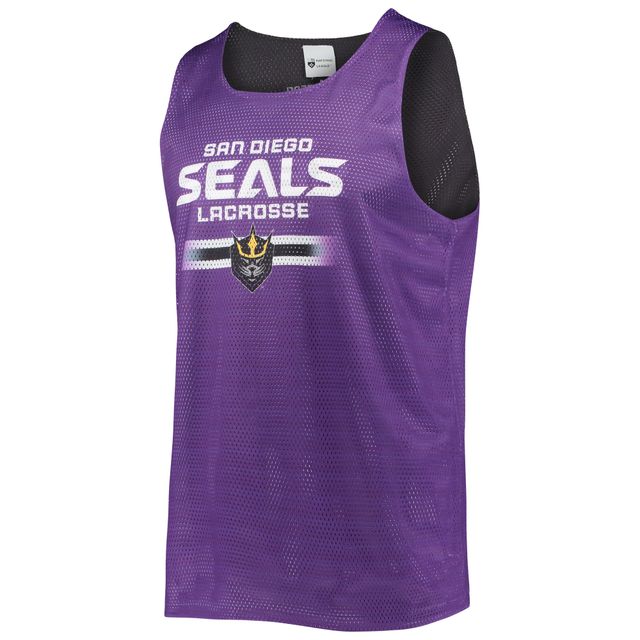 Débardeur en maille réversible San Diego Seals FOCO violet/noir pour homme