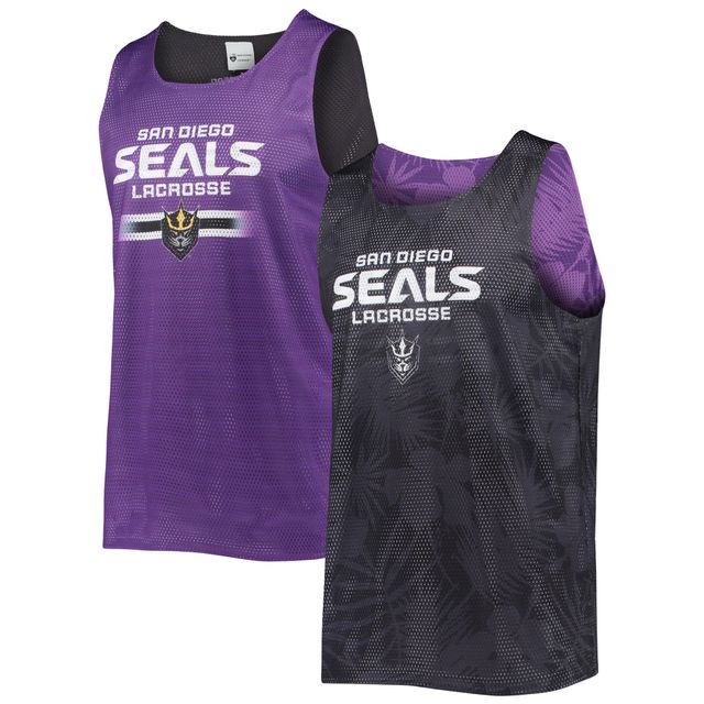 Débardeur en maille réversible San Diego Seals FOCO violet/noir pour homme