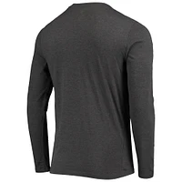 Men's Concepts Sport Cardinal/Heathered Charcoal San Diego State Aztecs Meter Long Sleeve T-Shirt & Pants Sleep Set