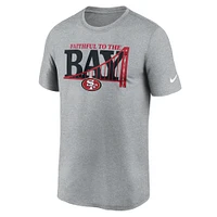 Nike  Heather Gray San Francisco 49ers Hometown Legend Performance T-Shirt