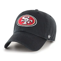 '47 Brand San Francisco 49ers Cleanup Basic Adjustable Hat - Black